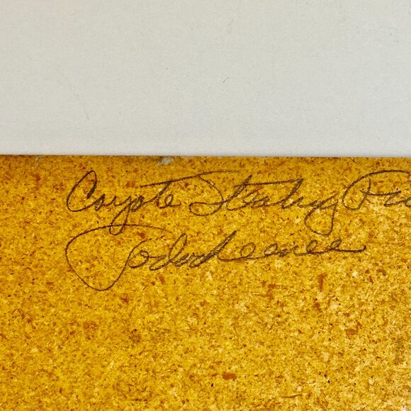 Navajo Indian Sand Art Creation Coyote Stealing Fire 8x8" Tile Todacheenie - Picture 7 of 9